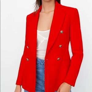 Pre-loved Zara Tailored Double Breasted Blazer. Excellent condition, like new.